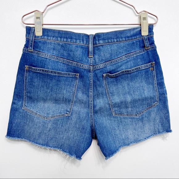 madewell | high rise denim shorts glenoaks wash 30 - Picture 6 of 10